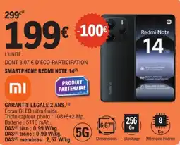 E.Leclerc Smartphone redmi note 14 offre