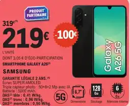 E.Leclerc Smartphone galaxy a26 samsung offre