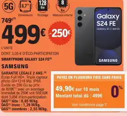 E.Leclerc Smartphone galaxy s24 fe samsung offre