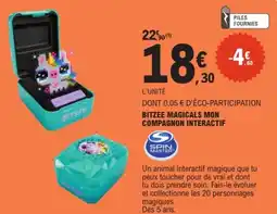 E.Leclerc Bitzee magicals mon compagnon interactif offre