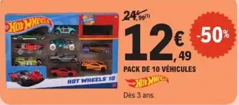 E.Leclerc Pack de 10 véhicules offre