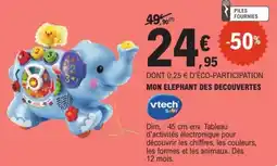 E.Leclerc Mon elephant des decouvertes offre