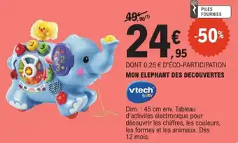 E.Leclerc Mon elephant des decouvertes offre