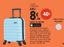 E.Leclerc Valise offre