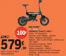 E.Leclerc Vae pliant offre