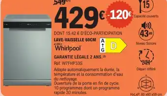 E.Leclerc Lave-vaisselle offre