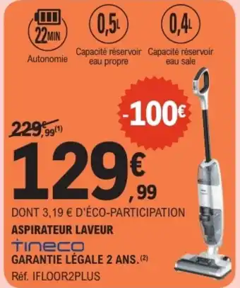 E.Leclerc Aspirateur laveur offre