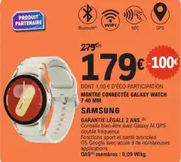 E.Leclerc Montre connectée galaxy watch 7 40 mm samsung offre