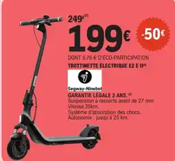 E.Leclerc Trottinette électrique e2 e ii offre