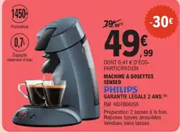 E.Leclerc Machine à dosettes senseo philips offre