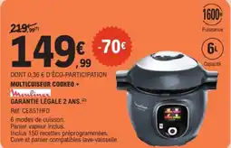 E.Leclerc Multicuiseur cookeo+ moulinex offre