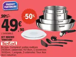 E.Leclerc Set ingenio emotion tefal offre