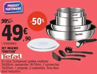 E.Leclerc Set ingenio emotion tefal offre