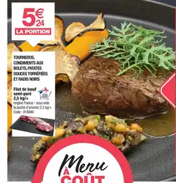 Promocash Filet de bœuf semi-paré offre