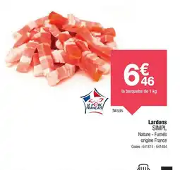 Promocash SIMPL Lardons offre