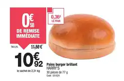 Promocash HARRY'S Pain burger brillant offre