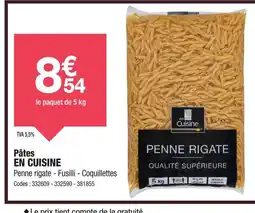 Promocash EN CUISINE Pâtes offre