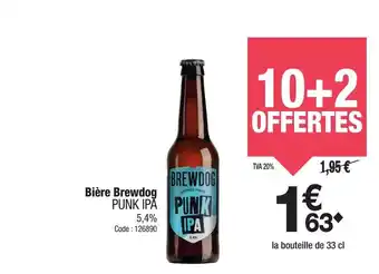 Promocash PUNK IPA Bière Brewdog offre