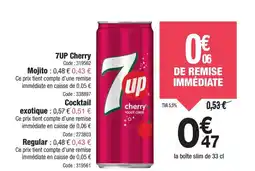 Promocash 7UP Cherry offre