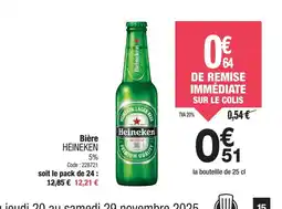 Promocash HEINEKEN Bière offre