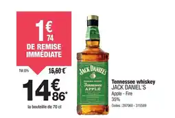Promocash JACK DANIEL'S Tennessee whiskey offre