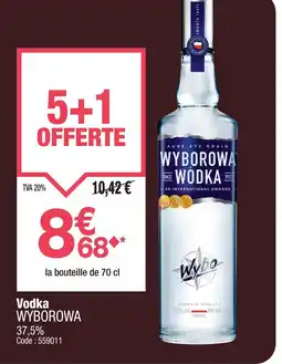 Promocash WYBOROWA Vodka offre