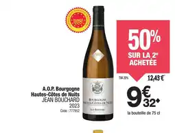 Promocash JEAN BOUCHARD 2023 A.O.P. Bourgogne Hautes-Côtes de Nuits offre