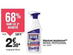 Promocash ANTIKAL PROFESSIONAL Détartrant désinfectant offre