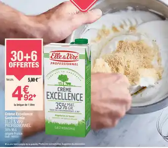 Promocash ELLE & VIRE PROFESSIONNEL Crème Excellence Gastronomie offre