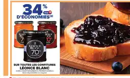 Carrefour Market LÉONCE BLANC Sur toutes les confitures offre