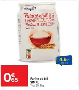 Carrefour Market SIMPL Farine de blé offre