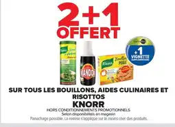 Carrefour Market KNORR Sur tous les bouillons, aides culinaires et risottos offre