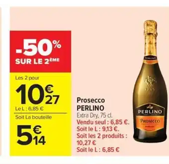 Carrefour Market PERLINO Prosecco offre