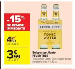 Carrefour Market FEVER TREE Boisson pétillante offre