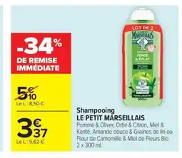 Carrefour Market LE PETIT MARSEILLAIS Shampooing offre