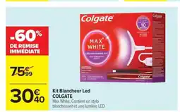 Carrefour Market COLGATE Kit Blancheur Led offre