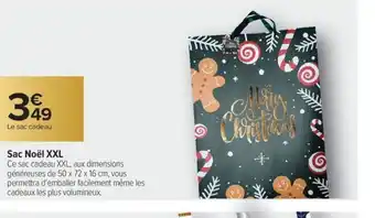 Carrefour Market Sac Noël XXL offre