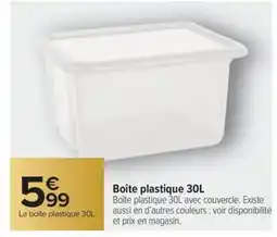 Carrefour Market Boîte plastique offre
