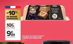 Carrefour Market CARREFOUR SENSATION Foie gras de canard entier offre