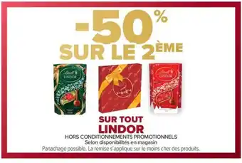 Carrefour Market LINDOR Sur tout offre