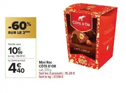 Carrefour Market CÔTE D'OR Mini Roc offre