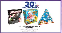 Carrefour Market GOLIATH Sur tous les jeux de société offre