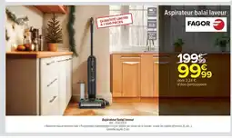 Carrefour Market FAGOR Aspirateur balai laveur offre