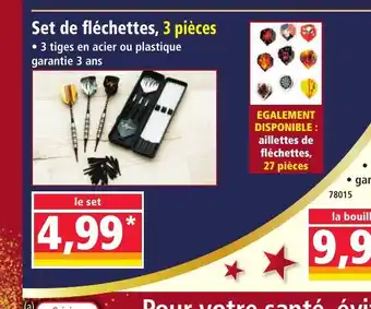 Norma Set de fléchettes, 3 pièces offre