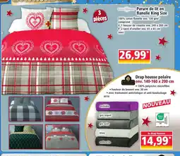 Norma Parure de lit en flanelle King Size offre