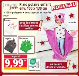 Norma DREAMTEX Plaid polaire enfant offre