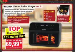 Norma SALTER Friteuse double Airfryer offre