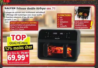 Norma SALTER Friteuse double Airfryer offre