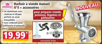 Norma GERMANY Hachoir à viande manuel offre
