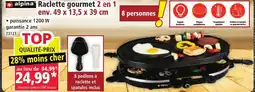 Norma ALPINARaclette gourmet 2 en 1 offre